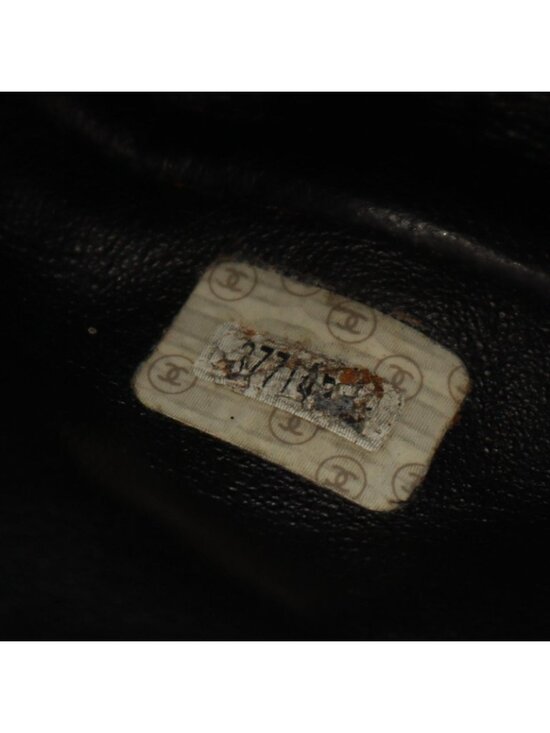Chanel Backpack Quilted Black Lambskin Double Turnlock Chain main image 7